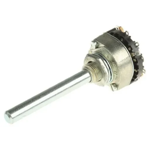 Lorlin, 6 Position DPST Rotary Switch, 1 A @ 12 V, Solder - RA01B06BSSMS0X product image