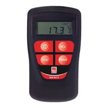 RS PRO Thermocouple Barcode Scanning Digital Thermometer for HVAC, Industrial Use, E, J, K, N, R, S, T Probe, 1 - 2048412 product image