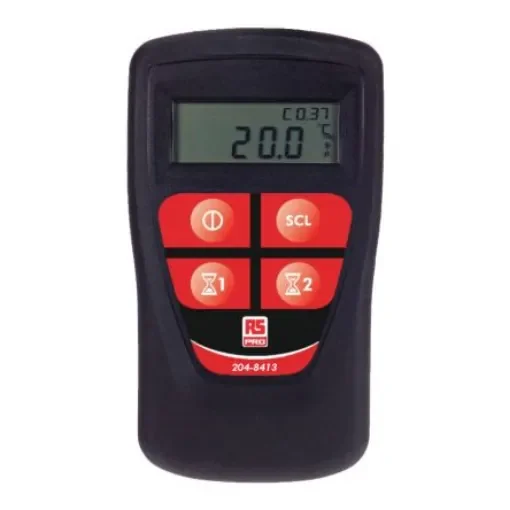 RS PRO Legionella Digital Thermometer for Environmental Use, K, T Probe, 1 Input(s), +1372°C Max, ±0.2 °C (±0.1%) - 2048413 product image