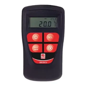 RS PRO Thermocouple Digital Thermometer for HVAC, Industrial Use, E, J, K, N, R, S, T Probe, 1 Input(s), +1372°C Max, - 2048415 product image