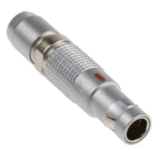 LEMO Circular Connector, 2 Contacts, Cable Mount, Plug, Male and Female Contacts, IP50, 00 B Series - FGG.00.302.CLAD35 product image