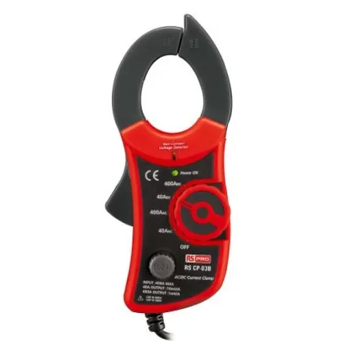 RS PRO Current Clamp, 400A DC Max, AC/DC Adapter, 400A ac AC Max, Current Output - 2050095 product image