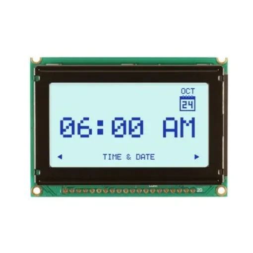 NEWHAVEN DISPLAY INTERNATIONAL NHD-12864WG-BTGH-T#N Graphic LCD Graphic Display, Blue on Grey, Transflective product image