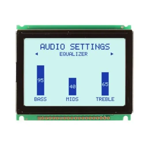 NEWHAVEN DISPLAY INTERNATIONAL NHD-12864MZ-FSW-GBW-L NHD-12864MZ Graphic LCD Graphic Display, Blue on Grey, product image