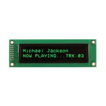 NEWHAVEN DISPLAY INTERNATIONAL Green Passive matrix OLED Display PCB Mount Parallel, SPI Interface - NHD-0220DZW-AG5 product image