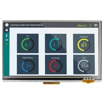 NEWHAVEN DISPLAY INTERNATIONAL NHD-7.0-800480EF-ASXN#-T TFT TFT LCD Display / Touch Screen, 7in, 800 x 480pixels product image