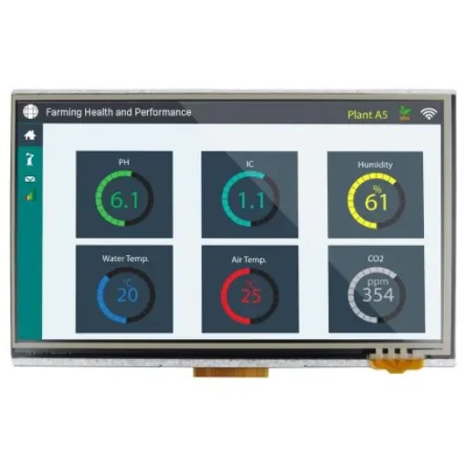 NEWHAVEN DISPLAY INTERNATIONAL NHD-7.0-800480EF-ASXN#-T TFT TFT LCD Display / Touch Screen, 7in, 800 x 480pixels product image