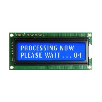 NEWHAVEN DISPLAY INTERNATIONAL NHD-0216K3Z-NSW-BBW-V3 Alphanumeric LCD Alphanumeric Display, White on Blue, 2 Rows by product image