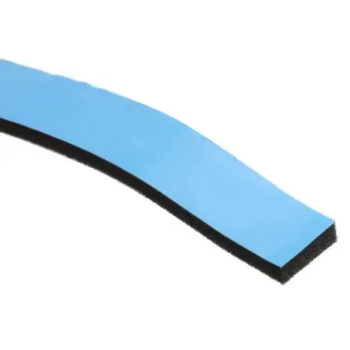 RS PRO Black Foam Tape, 12.0mm x 31.0m, 3.20mm Thick - 2050962 product image