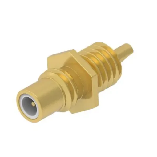 TE Connectivity 2477166 Series, Jack Panel Mount SMC Connector, Solder Termination, Straight Body - 2477166-1 product image