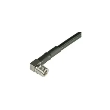 Huber+Suhner 16_QMA-W50-4-5/133_NE Series, Plug Cable Mount QMA Connector, 50O, Crimp Termination, Right Angle Body product image