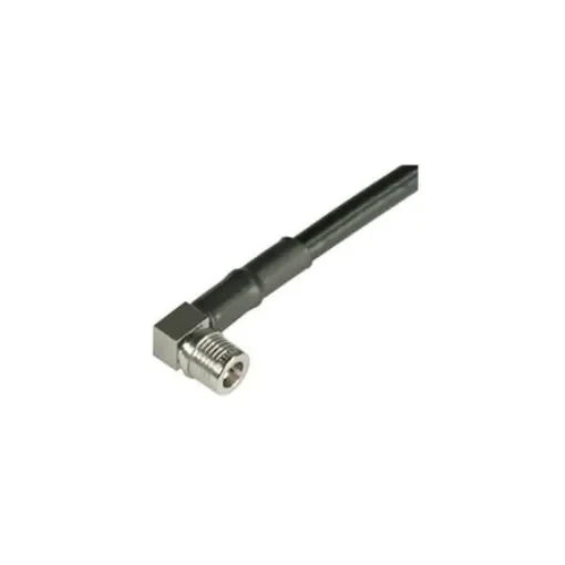 Huber+Suhner 16_QMA-W50-4-5/133_NE Series, Plug Cable Mount QMA Connector, 50O, Crimp Termination, Right Angle Body product image