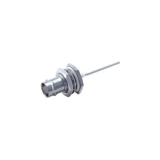 Huber+Suhner 24_BNC-50-2-20/133_NE Series, Jack Cable Mount BNC Connector, 50O, Solder Termination, Straight Body product image