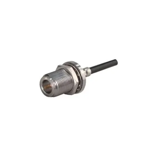 Huber+Suhner 24_N-50-3-12/133_NE Series, Jack Cable Mount N Connector, 50O, Crimp Termination, Straight Body product image