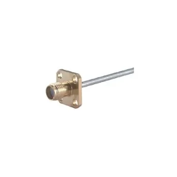 Huber+Suhner 25_SMA-50-2-15/111_NE Series, Jack Flange Mount SMA Connector, 50O, Solder Termination, Straight Body product image