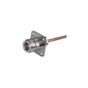 Huber+Suhner 25_N-50-2-14/133_NE Series, Jack Flange Mount N Connector, 50O, Straight Body product image