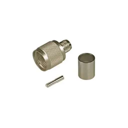 Huber+Suhner 11_UHF-0-3-17/033_-E Series, Plug Cable Mount UHF Connector, 50O, Crimp Termination, Straight Body product image