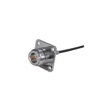 Huber+Suhner 25_N-50-2-9/133_NE Series, Jack Flange Mount N Connector, 50O, Crimp Termination, Straight Body product image