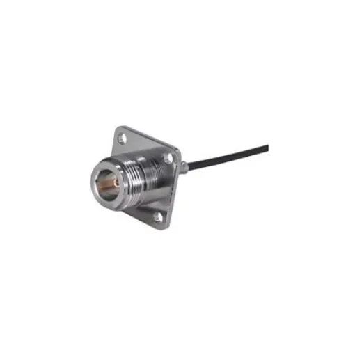 Huber+Suhner 25_N-50-2-9/133_NE Series, Jack Flange Mount N Connector, 50O, Crimp Termination, Straight Body product image