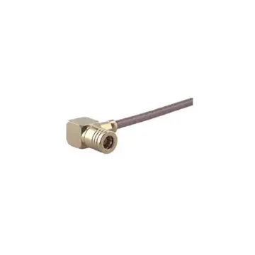 Huber+Suhner 16_SMB-50-2-51/111_NE Series, Plug Cable Mount SMB Connector, 50O, Crimp Termination, Right Angle Body product image