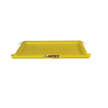 Justrite PVC Coated Fabric Spill Berm for Spill Control, 10g Capacity - JEN28416YL product image
