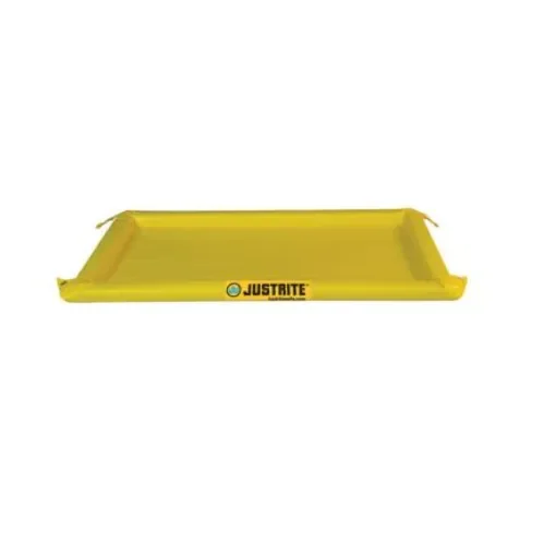 Justrite PVC Coated Fabric Spill Berm for Spill Control, 10g Capacity - JEN28416YL product image