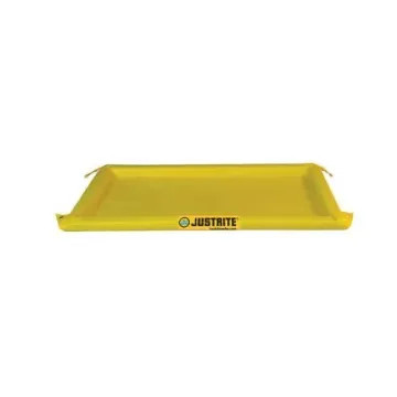 Justrite PVC Coated Fabric Drum Tray for Spill Control, 40g Capacity - JEN28421YL product image