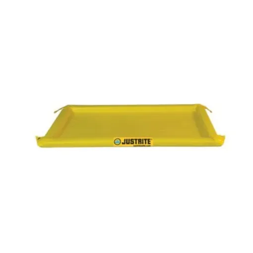 Justrite PVC Coated Fabric Drum Tray for Spill Control, 40g Capacity - JEN28421YL product image