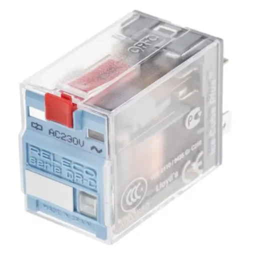 Releco PCB Mount Power Relay, 230V ac Coil, 6A Switching Current, SPST - C7-X10X / AC 230 V product image