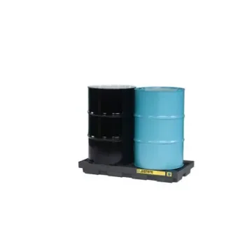 Justrite Polyethylene Drum Pallet for Spill Control, 1435g Capacity - JEN28655BL product image