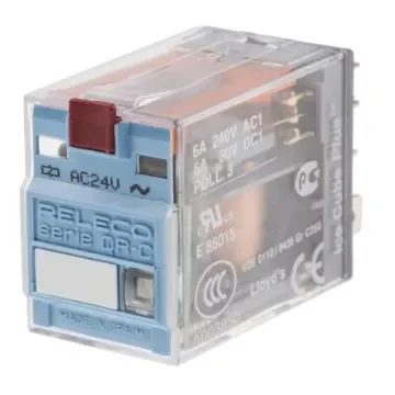 Releco PCB Mount Power Relay, 24V ac Coil, 6A Switching Current, DPDT - C7-T21X / AC 24 V product image