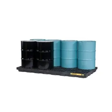 Justrite Polyethylene Drum Pallet for Spill Control, 98g Capacity - JEN28661BL product image