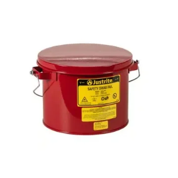 Justrite Steel Plunger Can, 1.5gal - JUT10471RD product image