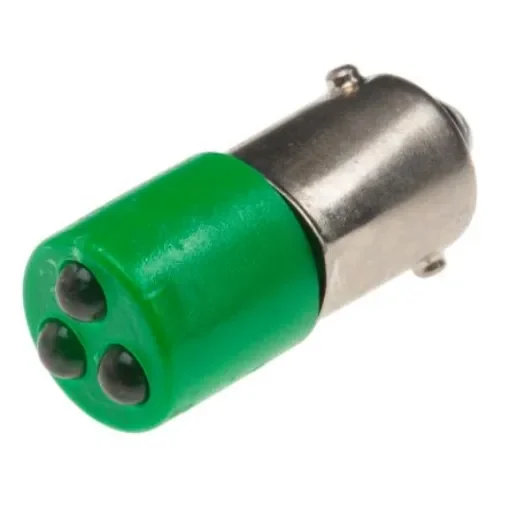 RS PRO Green Panel Mount Indicator, 130V ac, 25 x 10mm Mounting Hole Size - 206362 product image