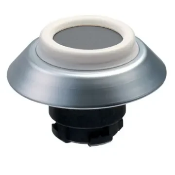 Schmersal NDTGR Series Grey Illuminated Momentary Push Button, 22.3mm Cutout, IP67, IP69K - 101163560 product image