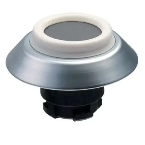 Schmersal NDTGR Series Grey Illuminated Momentary Push Button, 22.3mm Cutout, IP67, IP69K - 101163560 product image