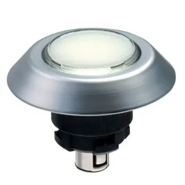 Schmersal NMLWS Series White Illuminated Push Button, 22.3mm Cutout, IP67, IP69K - 101174523 product image