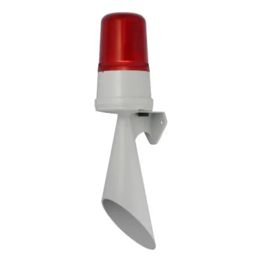 e2s H110T Series Red Horn Beacon, 230 V ac, Surface Mount - H110TL230G/R product image