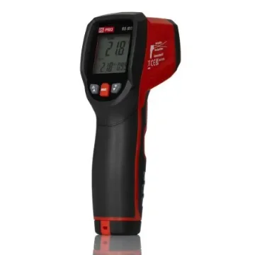 RS PRO RS-833 Infrared Thermometer, -50°C Min, +650°C Max, ±1 °C Accuracy, °C and °F Measurements - 2068741 product image