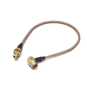 Wurth Elektronik WR-CXASY Series Male SMB to Female SMB, 152.4mm, RG178/U Coaxial, Terminated50 O - 65503110415301 product image