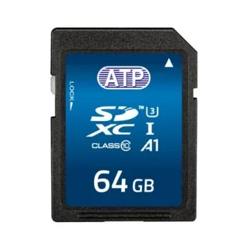 ATP 64 GB Industrial SDXC SD Card, Class 10, U3, UHS-I - AF64GSD4-BBBXM product image