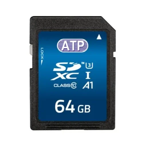 ATP 64 GB Industrial SDXC SD Card, Class 10, U3, UHS-I - AF64GSD4-BBBXM product image