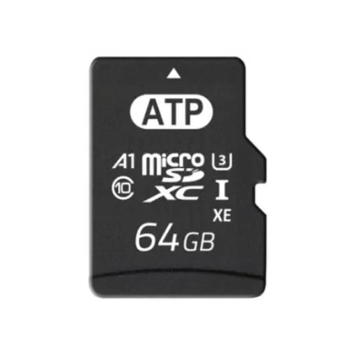 ATP 64 GB Industrial MicroSDXC Micro SD Card, Class 10, U3, UHS-I - AF64GUD4A-BBBIM product image