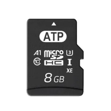 ATP 8 GB Industrial MicroSDHC Micro SD Card, Class 10, U3, UHS-I - AF8GUD4A-BBBIM product image