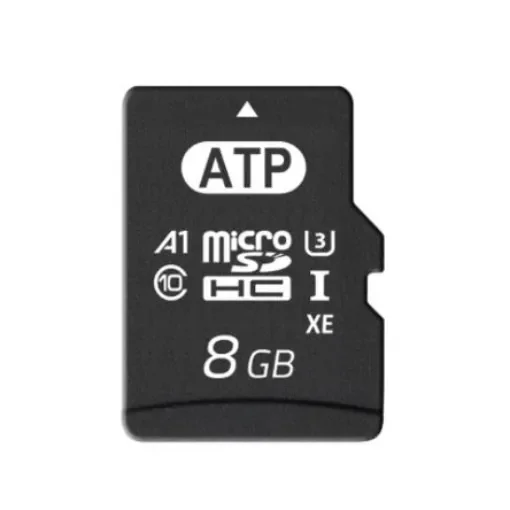 ATP 8 GB Industrial MicroSDHC Micro SD Card, Class 10, U3, UHS-I - AF8GUD4A-BBBIM product image