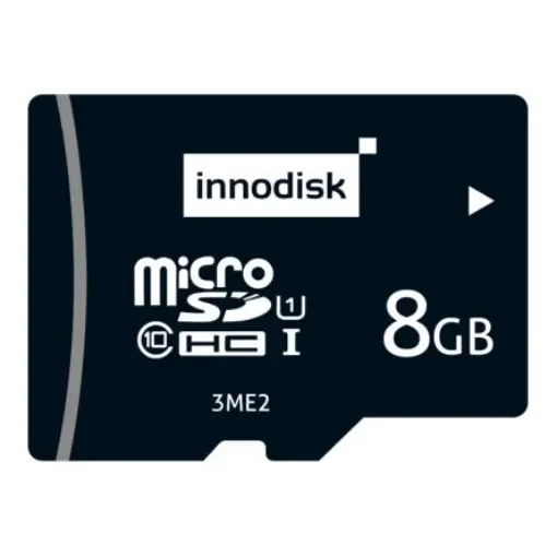 InnoDisk 8 GB Industrial MicroSDHC Micro SD Card, Class 10, U1, UHS-I - DESDM-08GE21SWASK product image