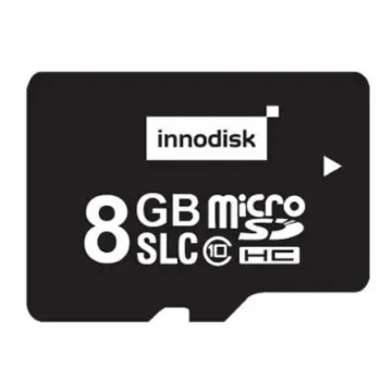 InnoDisk 8 GB Industrial MicroSDHC Micro SD Card, Class 10, U1, UHS-I - DESDM-08GS02AW1ST product image