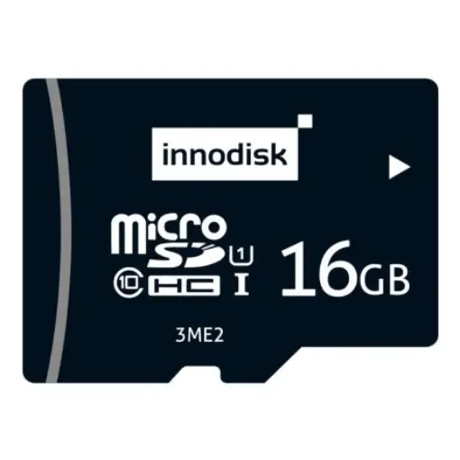 InnoDisk 16 GB Industrial MicroSDHC Micro SD Card, Class 10, U1, UHS-I - DESDM-16GE21SWASK product image