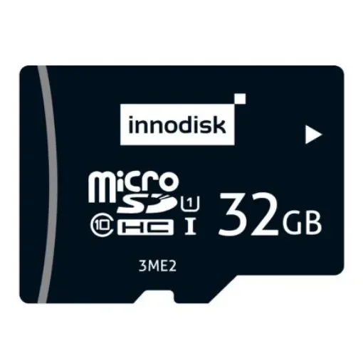 InnoDisk 32 GB Industrial MicroSDHC Micro SD Card, Class 10, U1, UHS-I - DESDM-32GE21SWASK product image