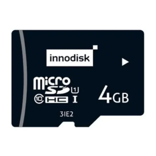 InnoDisk 4 GB Industrial MicroSDHC Micro SD Card, Class 10, U3, UHS-I - DHSDM-04GE21SEASK product image
